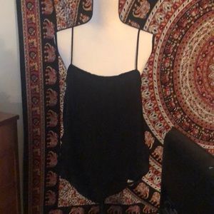 Black tank top